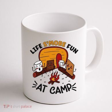 Funny SMores Camping Campfire Marshmallow Life SMore Fun Coffee Mug back