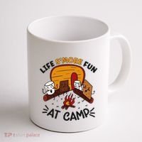 Funny SMores Camping Campfire Marshmallow Life SMore Fun Coffee Mug thumb 1