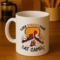 Funny SMores Camping Campfire Marshmallow Life SMore Fun Coffee Mug thumb 4