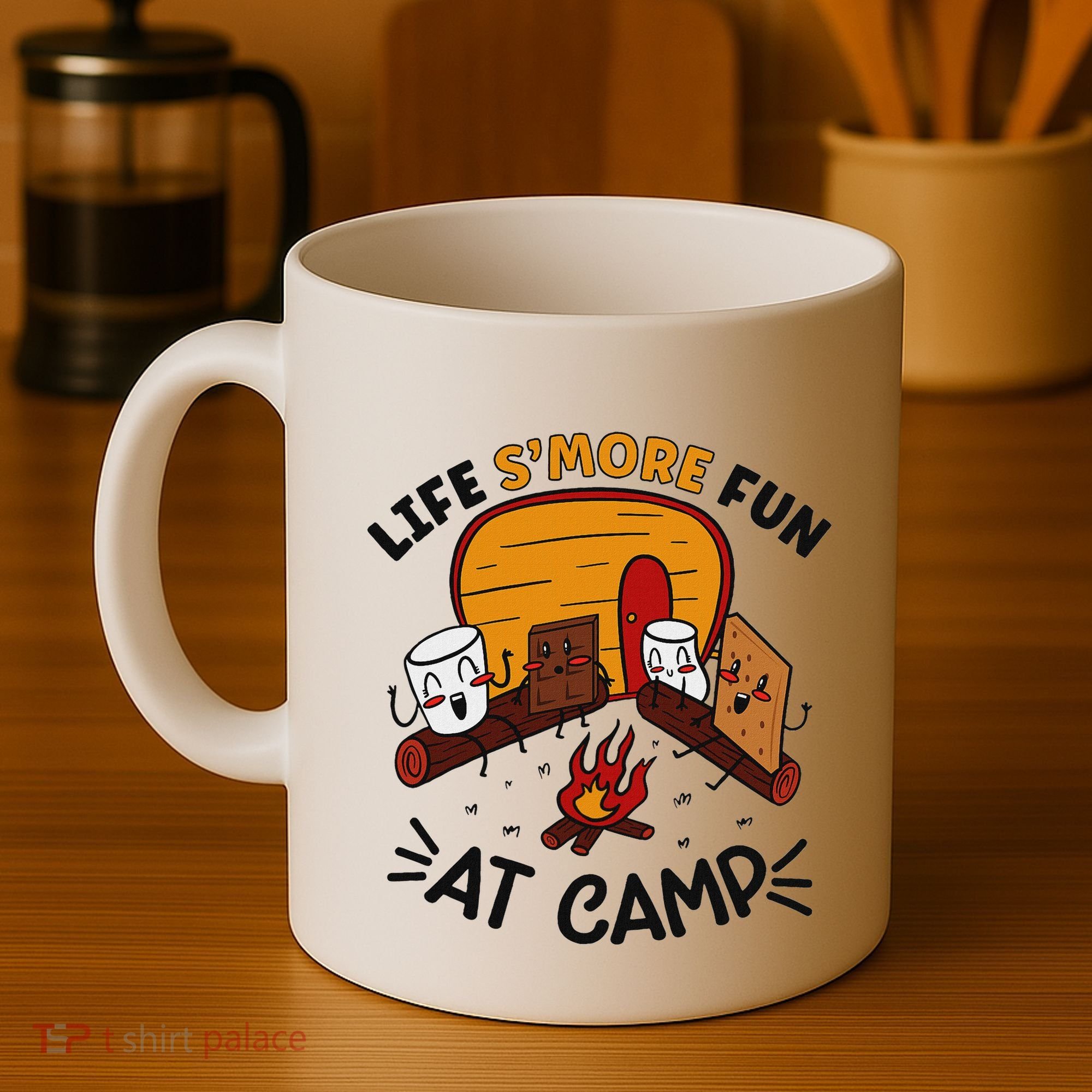 Funny SMores Camping Campfire Marshmallow Life SMore Fun Coffee Mug