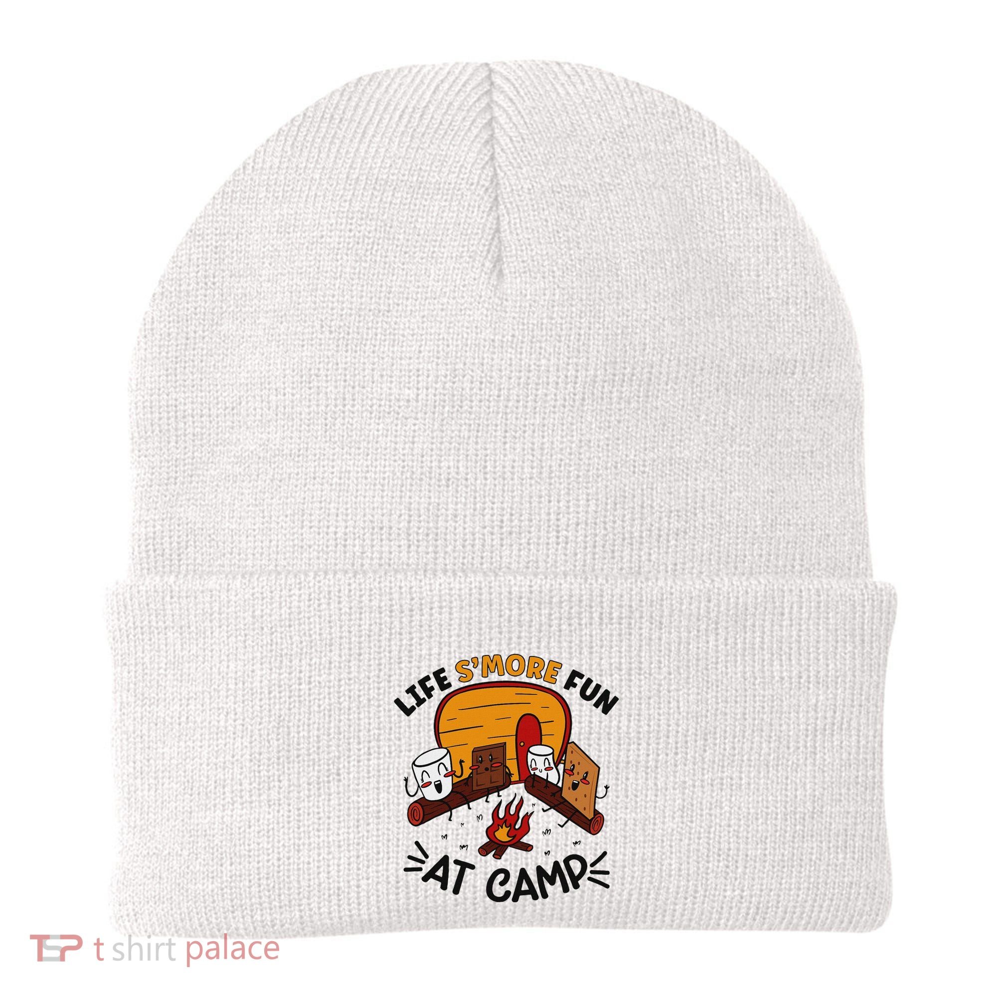 Funny SMores Camping Campfire Marshmallow Life SMore Fun Beanie