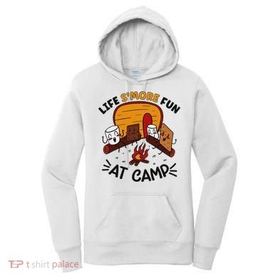 Funny SMores Camping Campfire Marshmallow Life SMore Fun Women's Hoodie