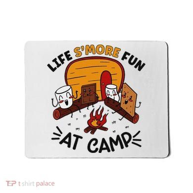 Funny SMores Camping Campfire Marshmallow Life SMore Fun Mousepad
