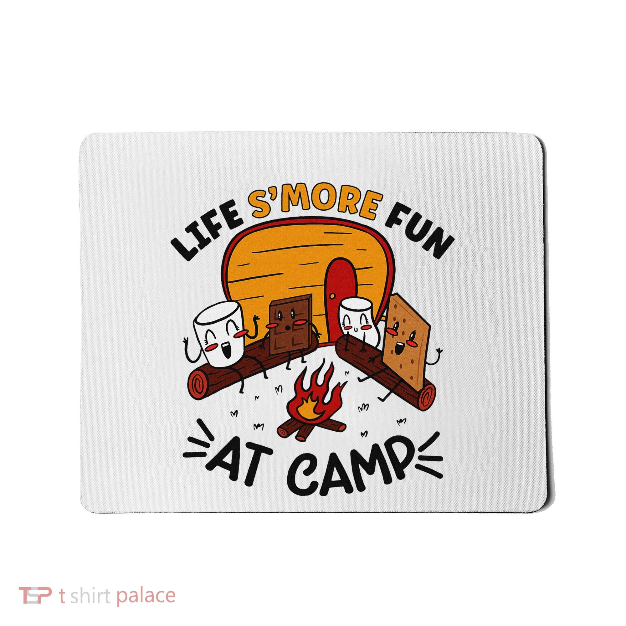 Funny SMores Camping Campfire Marshmallow Life SMore Fun Mousepad