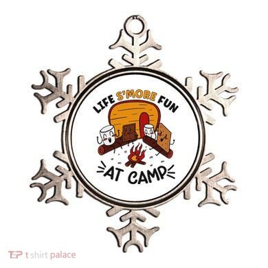 Funny SMores Camping Campfire Marshmallow Life SMore Fun Ornament