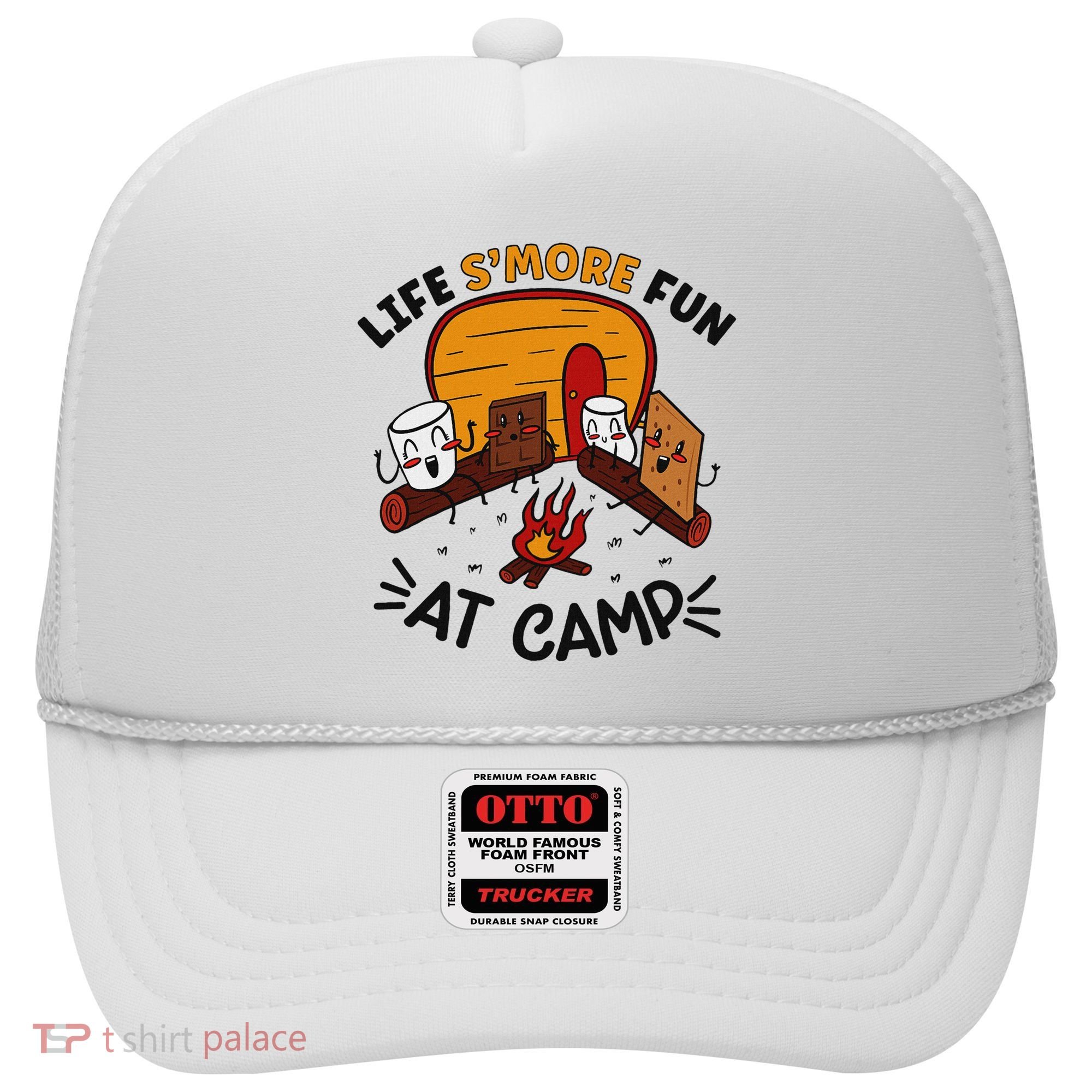 Funny SMores Camping Campfire Marshmallow Life SMore Fun Hat