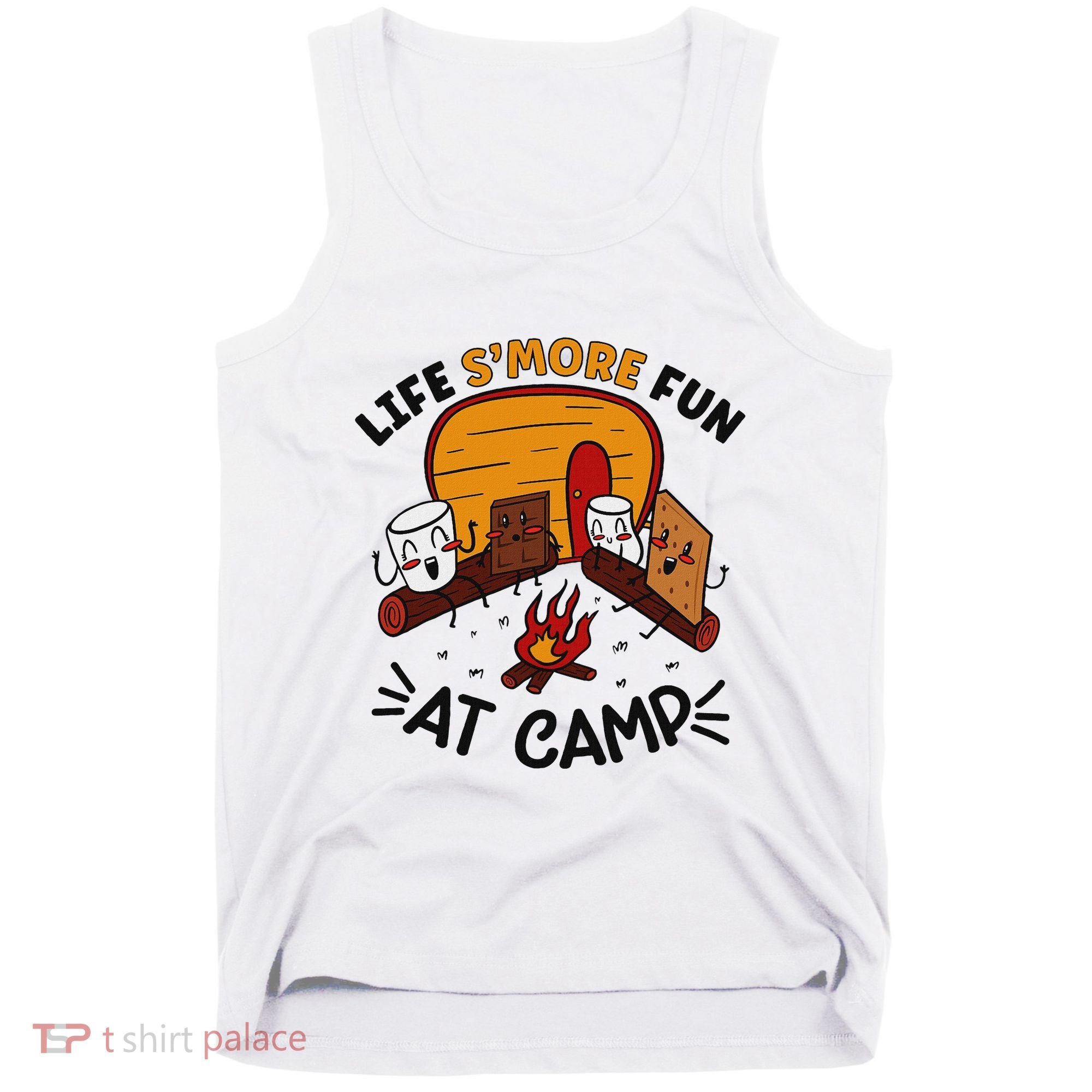 Funny SMores Camping Campfire Marshmallow Life SMore Fun Tank Top