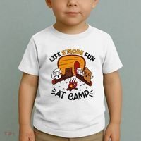 Funny SMores Camping Campfire Marshmallow Life SMore Fun Toddler T-Shirt thumb 2