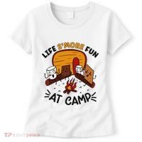 Funny SMores Camping Campfire Marshmallow Life SMore Fun Women's T-Shirt thumb 0