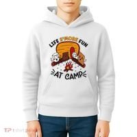 Funny SMores Camping Campfire Marshmallow Life SMore Fun Kids Hoodie thumb 4