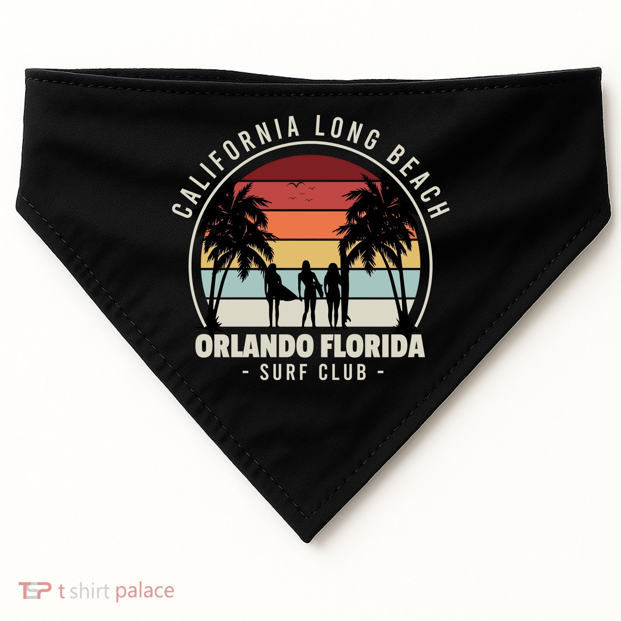 Florida Surf Club USA-Made Doggie Bandana