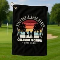 Florida Surf Club Golf Towel thumb 1