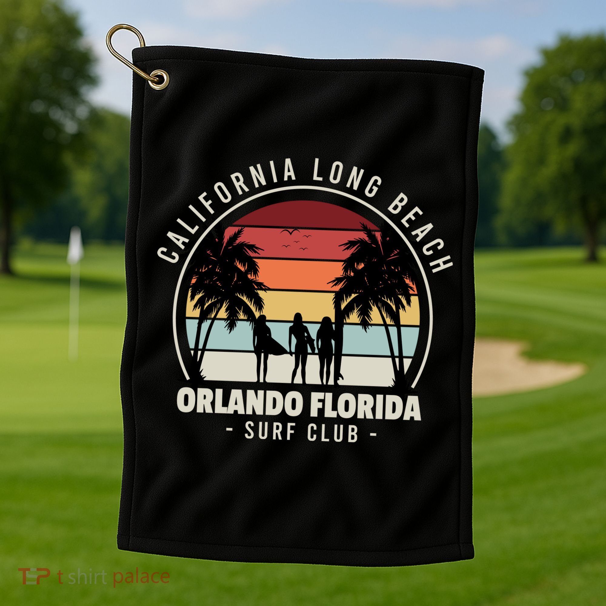Florida Surf Club Golf Towel