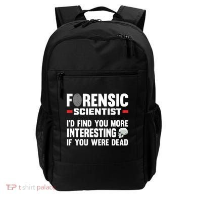 Forensic Scientist Coroner Forensics Science Student Gift Backpack
