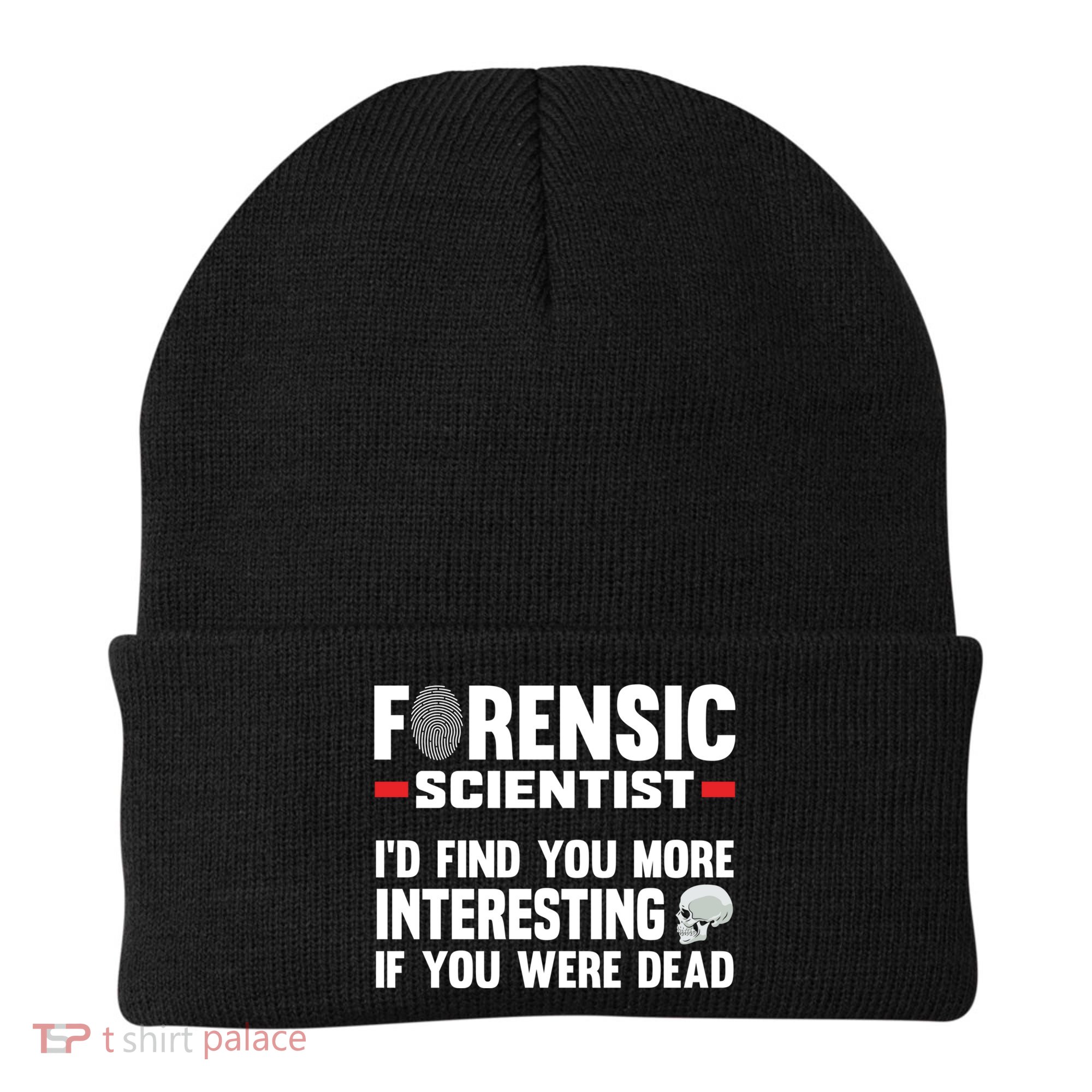 Forensic Scientist Coroner Forensics Science Student Gift Beanie