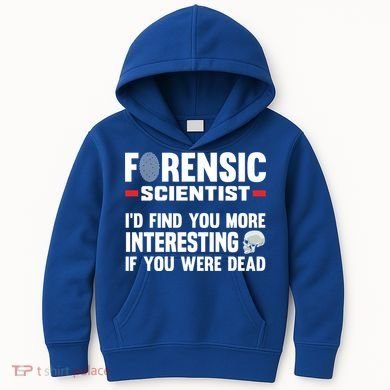 Forensic Scientist Coroner Forensics Science Student Gift Kids Hoodie