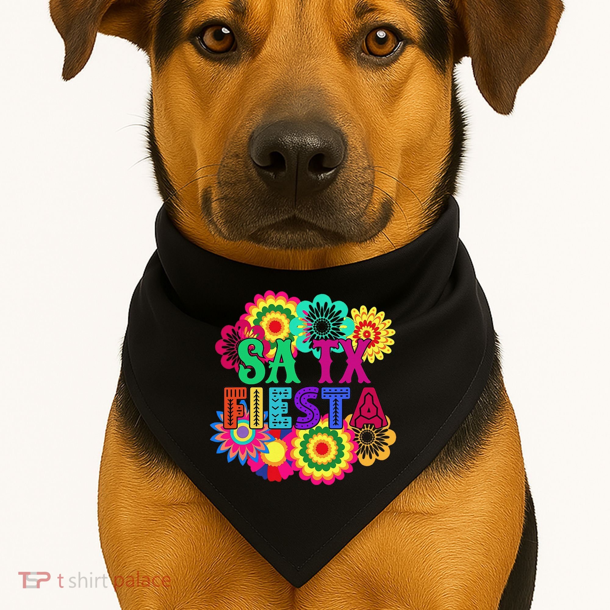 Fiesta Squad Cinco De Mayo Mexican Party San Antonio Texas USA-Made Doggie Bandana