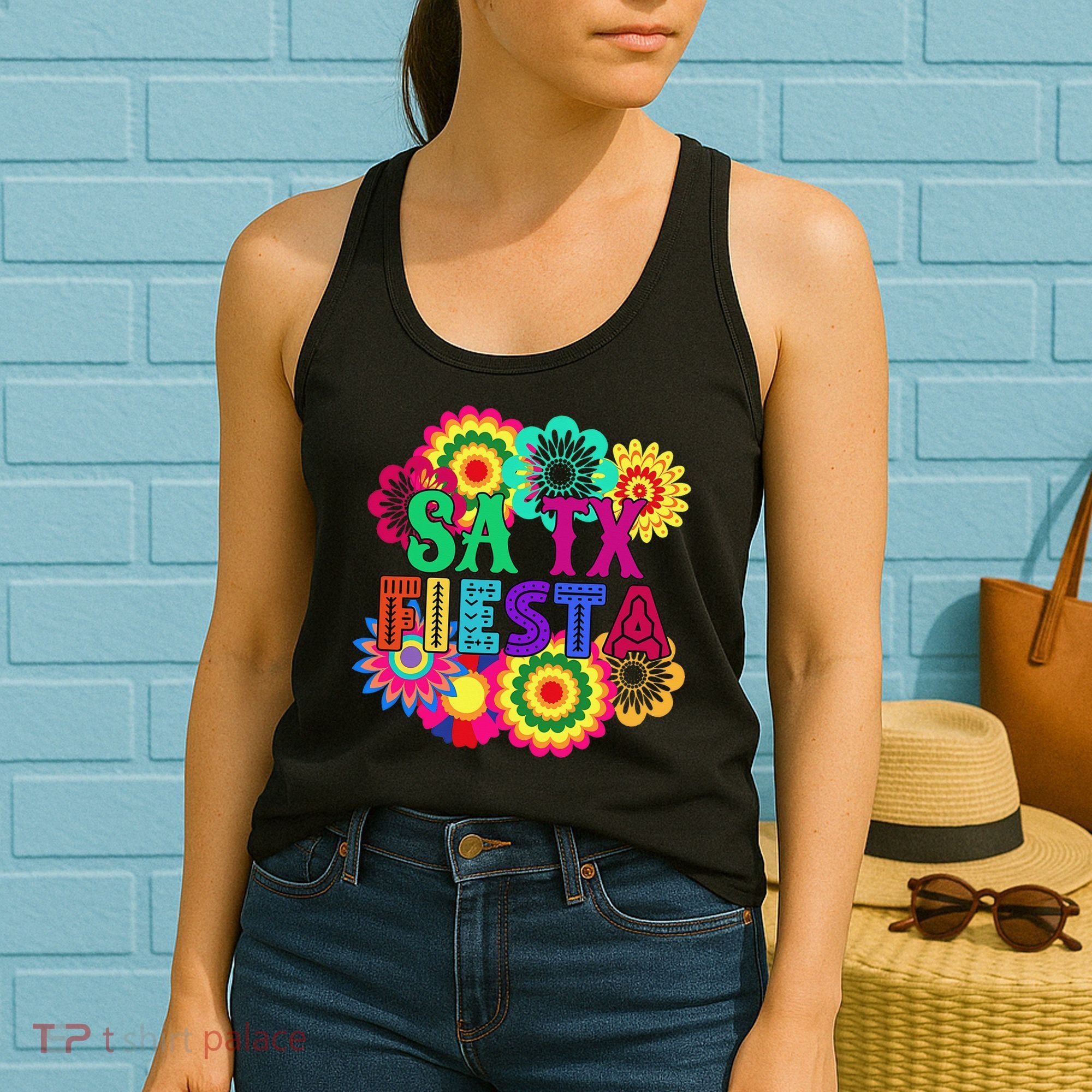 Fiesta Squad Cinco De Mayo Mexican Party San Antonio Texas Women's Tank Top