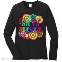 Fiesta Squad Cinco De Mayo Mexican Party San Antonio Texas Women's Long Sleeve Shirt thumb 0