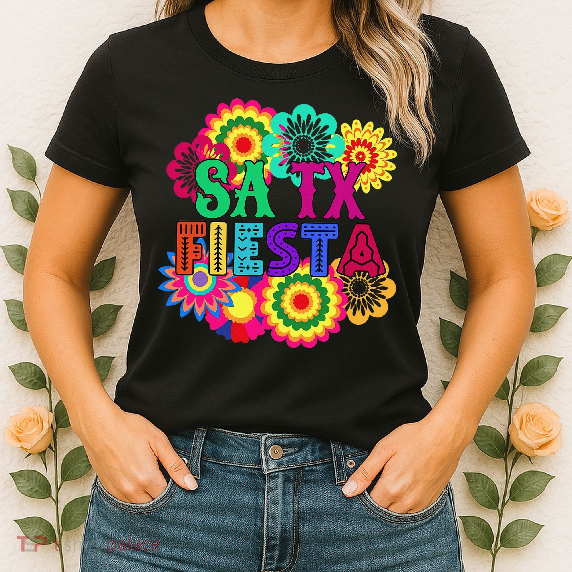 Fiesta Squad Cinco De Mayo Mexican Party San Antonio Texas Women's T-Shirt