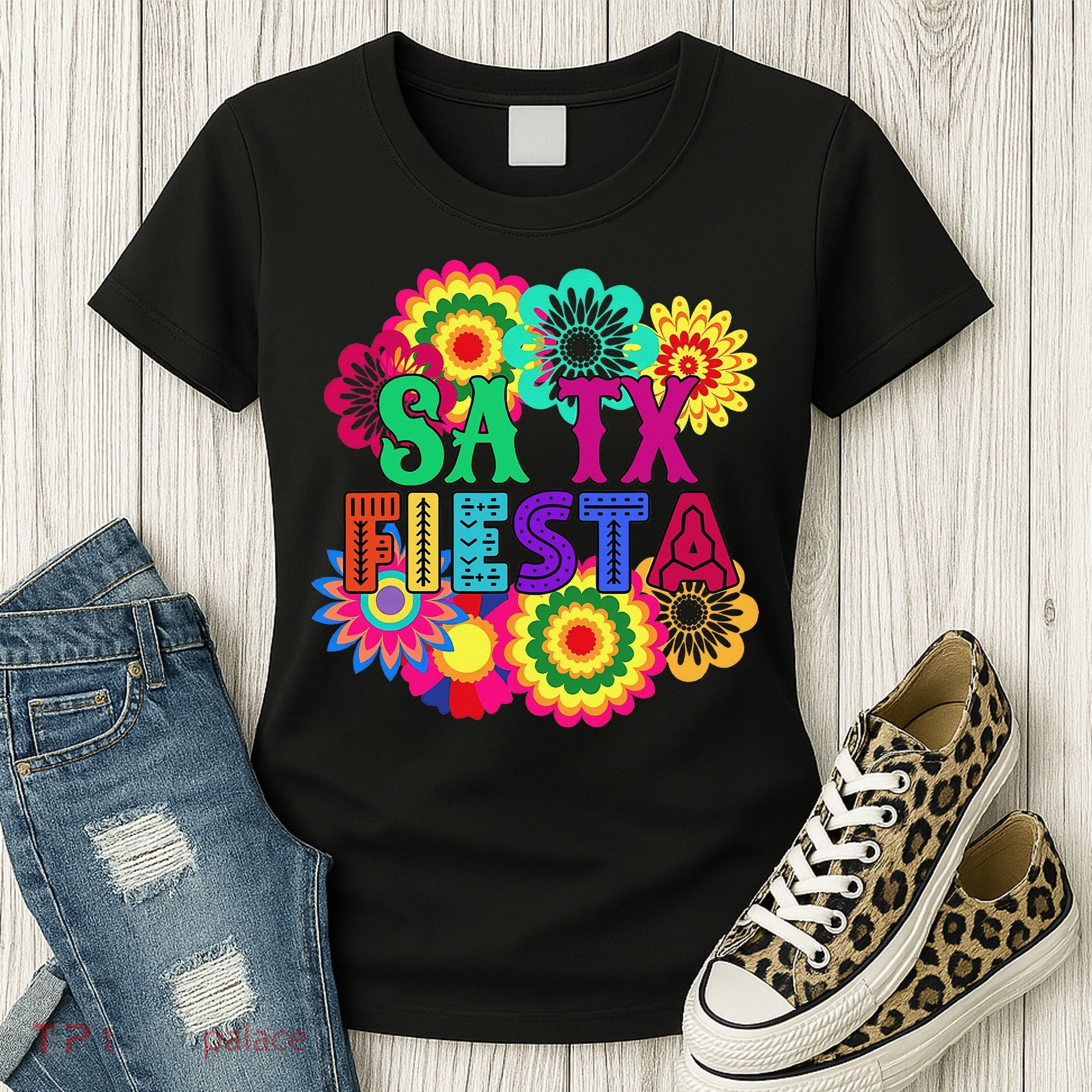 Fiesta Squad Cinco De Mayo Mexican Party San Antonio Texas Women's T-Shirt