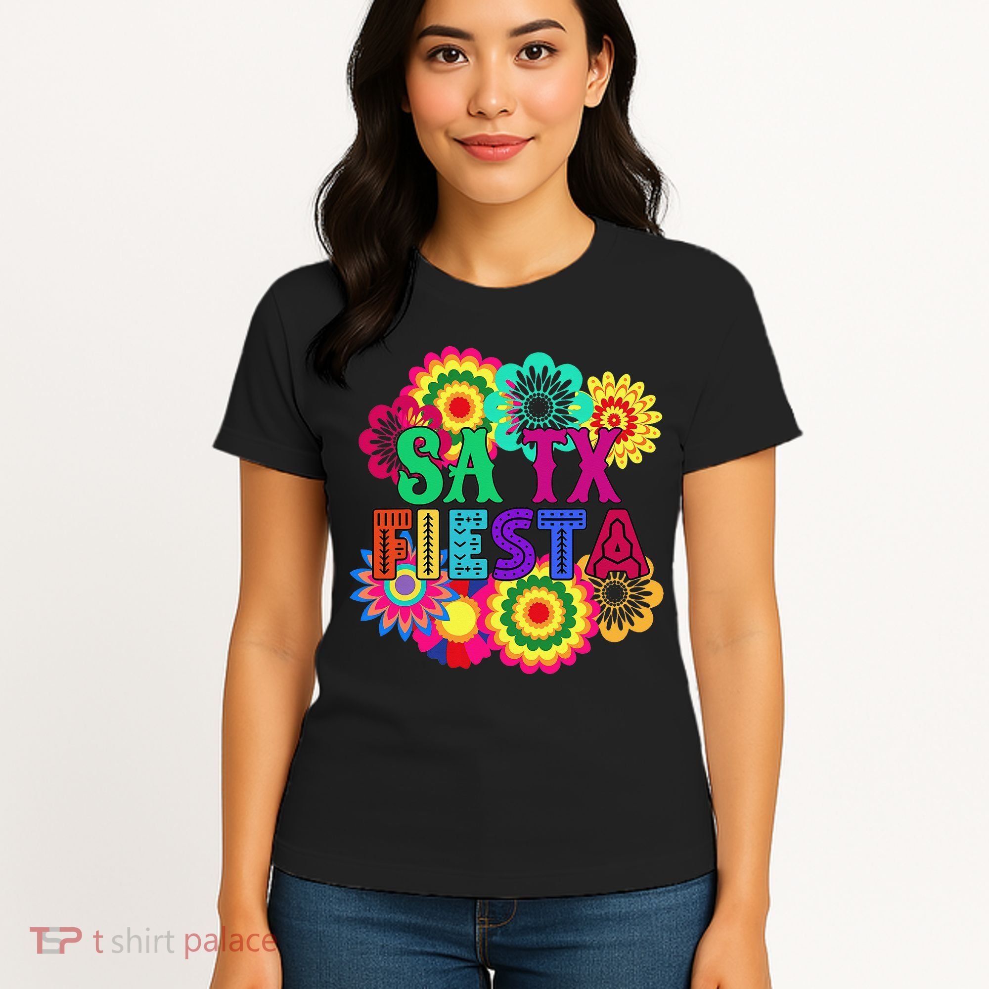 Fiesta Squad Cinco De Mayo Mexican Party San Antonio Texas Women's T-Shirt