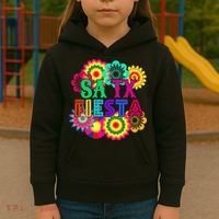 Fiesta Squad Cinco De Mayo Mexican Party San Antonio Texas Kids Hoodie thumb 3