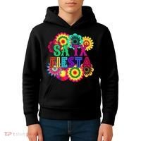 Fiesta Squad Cinco De Mayo Mexican Party San Antonio Texas Kids Hoodie thumb 4