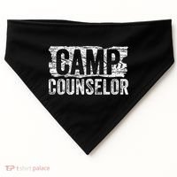 Funny Summer Camp Counselor Staff Director Teacher USA-Made Doggie Bandana thumb 0