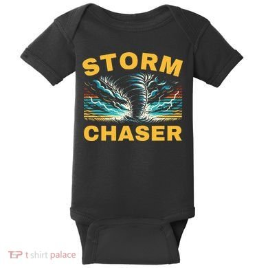 Future Storm Chaser Storm Chasing Tornado Meteorology Baby Bodysuit