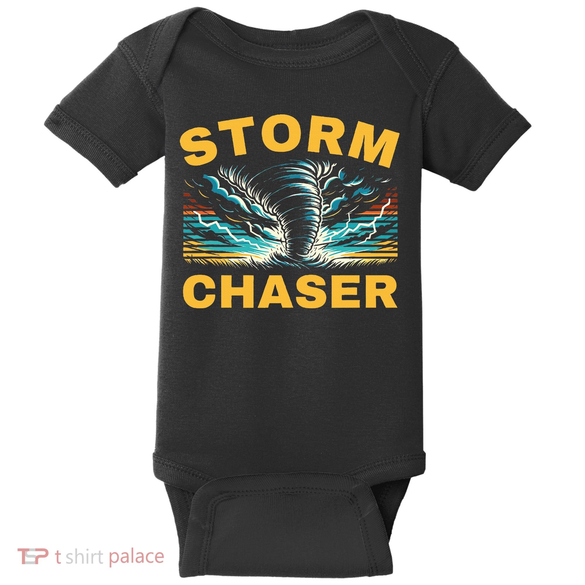 Future Storm Chaser Storm Chasing Tornado Meteorology Baby Bodysuit