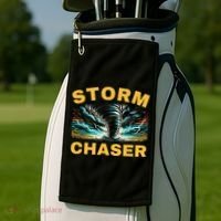 Future Storm Chaser Storm Chasing Tornado Meteorology Golf Towel thumb 2