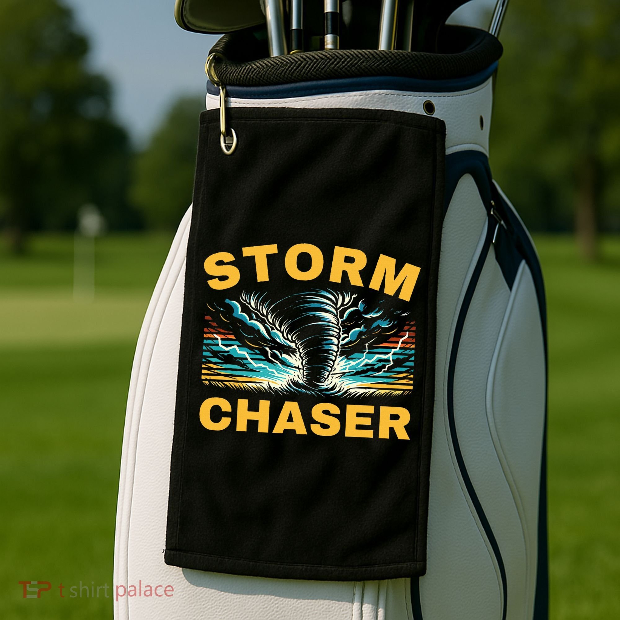 Future Storm Chaser Storm Chasing Tornado Meteorology Golf Towel