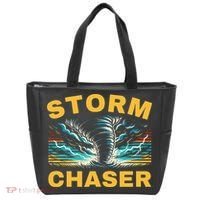 Future Storm Chaser Storm Chasing Tornado Meteorology Tote Bag thumb 0