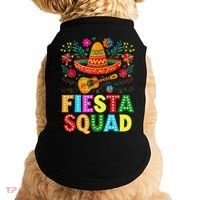 Fiesta Squad Cinco De Mayo Let's Fiesta Mexican Women Doggie Tank thumb 0