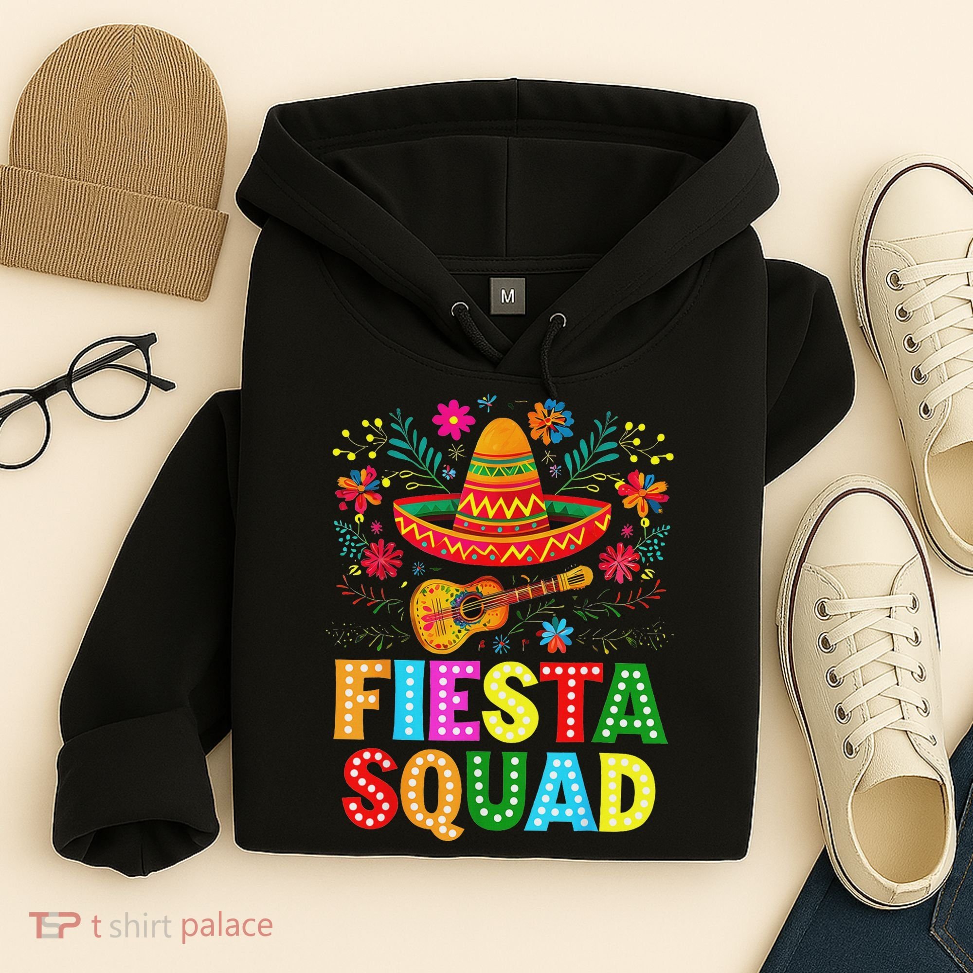 Fiesta Squad Cinco De Mayo Let's Fiesta Mexican Women Hoodie