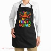 Fiesta Squad Cinco De Mayo Let's Fiesta Mexican Women Apron thumb 2
