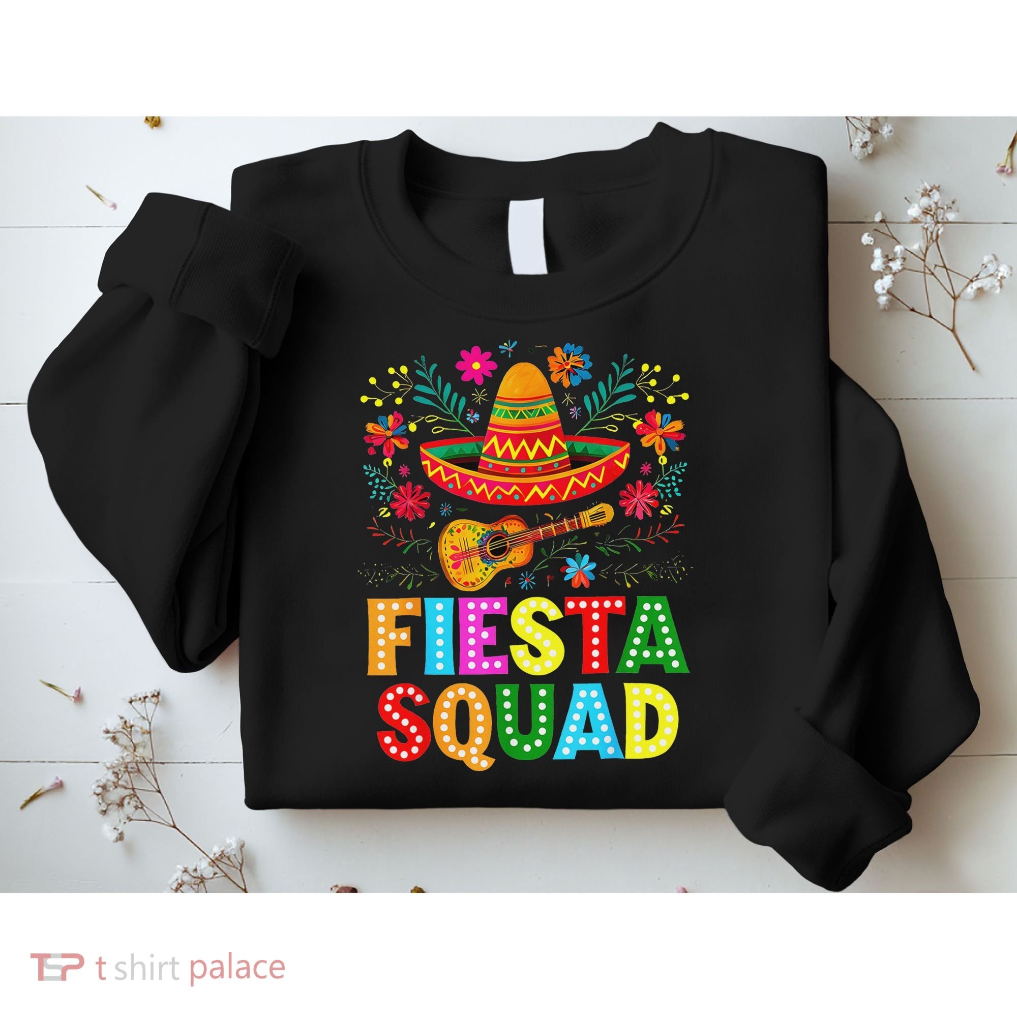 Fiesta Squad Cinco De Mayo Let's Fiesta Mexican Women Sweatshirt