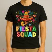 Fiesta Squad Cinco De Mayo Let's Fiesta Mexican Women T-Shirt thumb 3