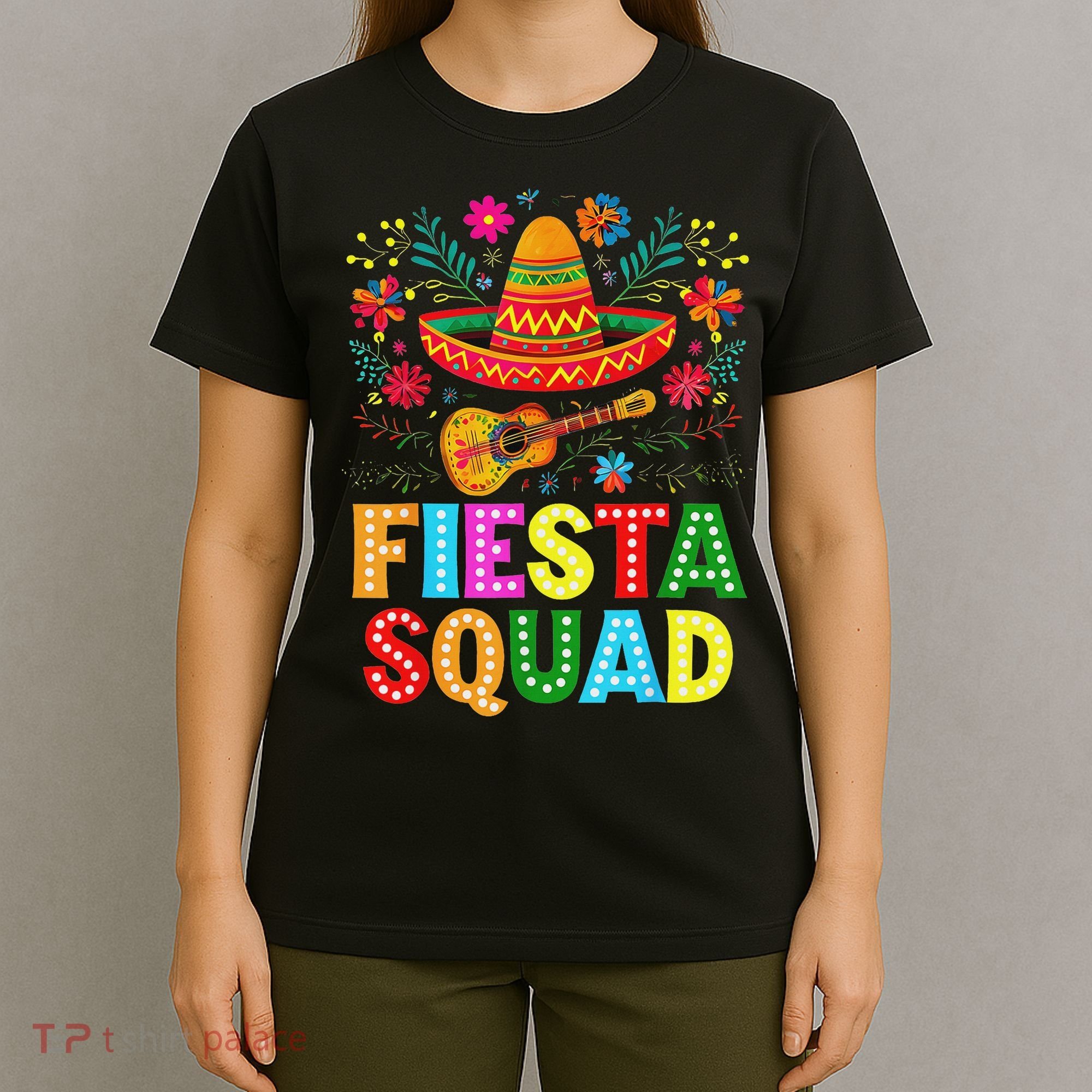 Fiesta Squad Cinco De Mayo Let's Fiesta Mexican Women T-Shirt