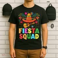 Fiesta Squad Cinco De Mayo Let's Fiesta Mexican Women T-Shirt thumb 6