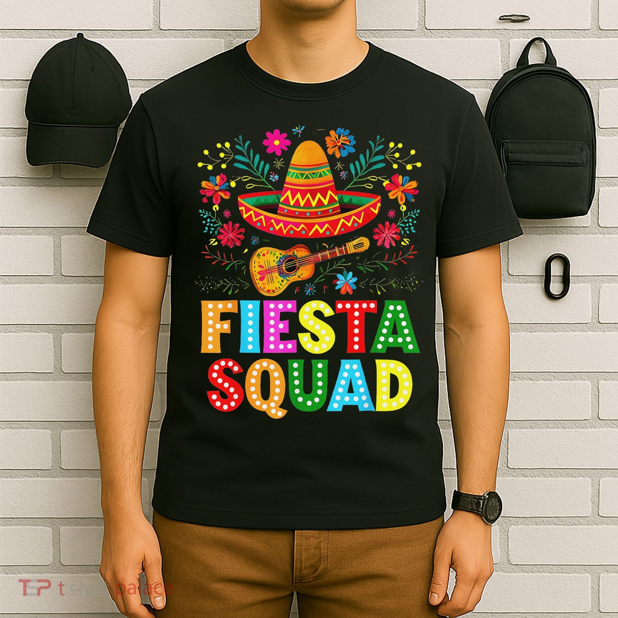 Fiesta Squad Cinco De Mayo Let's Fiesta Mexican Women T-Shirt
