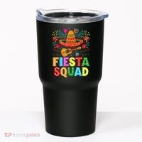 Fiesta Squad Cinco De Mayo Let's Fiesta Mexican Women Tumbler thumb 0