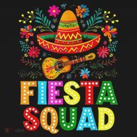 Fiesta Squad Cinco De Mayo Let's Fiesta Mexican Women Ornament thumb 1