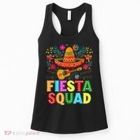 Fiesta Squad Cinco De Mayo Let's Fiesta Mexican Women Women's Tank Top thumb 0