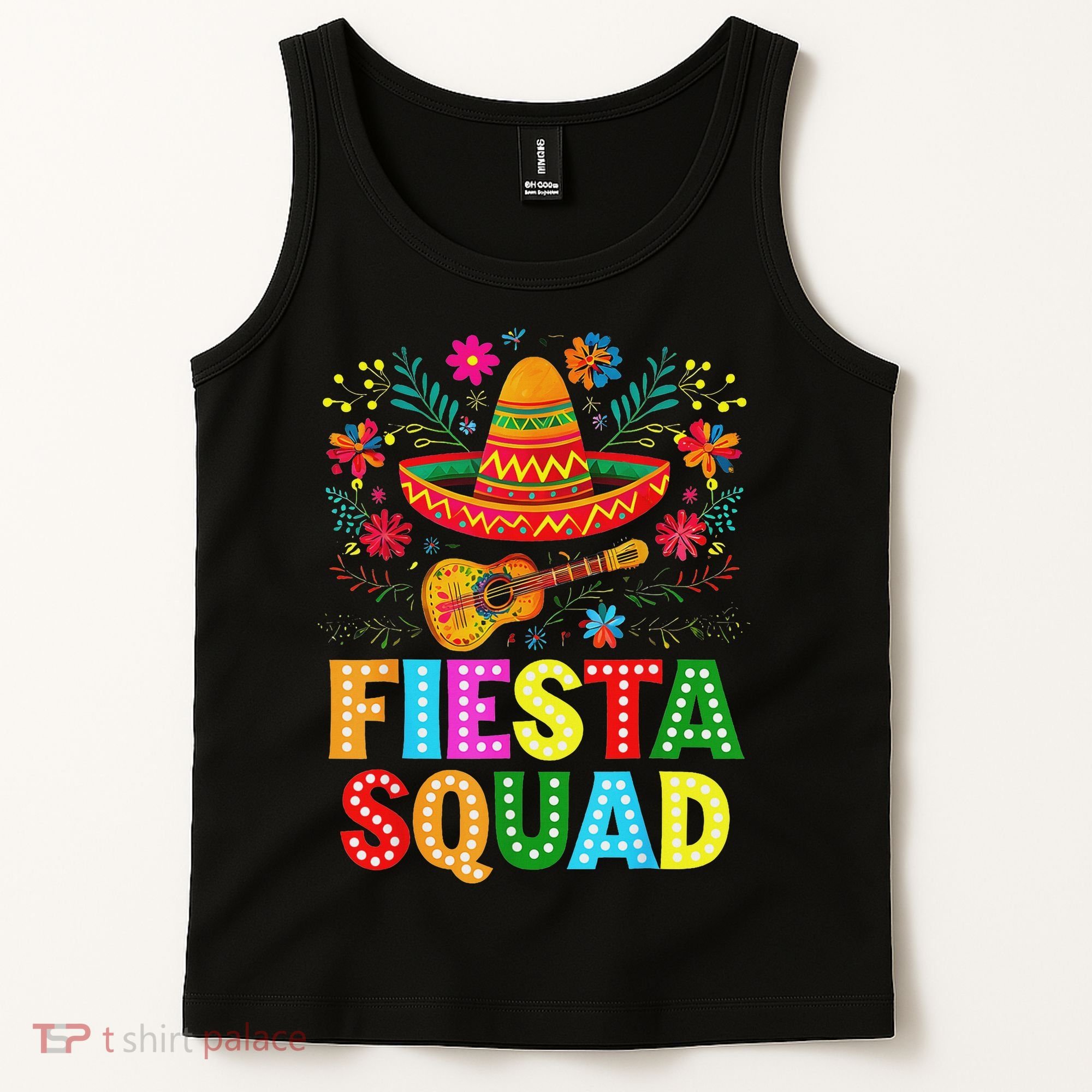 Fiesta Squad Cinco De Mayo Let's Fiesta Mexican Women Tank Top