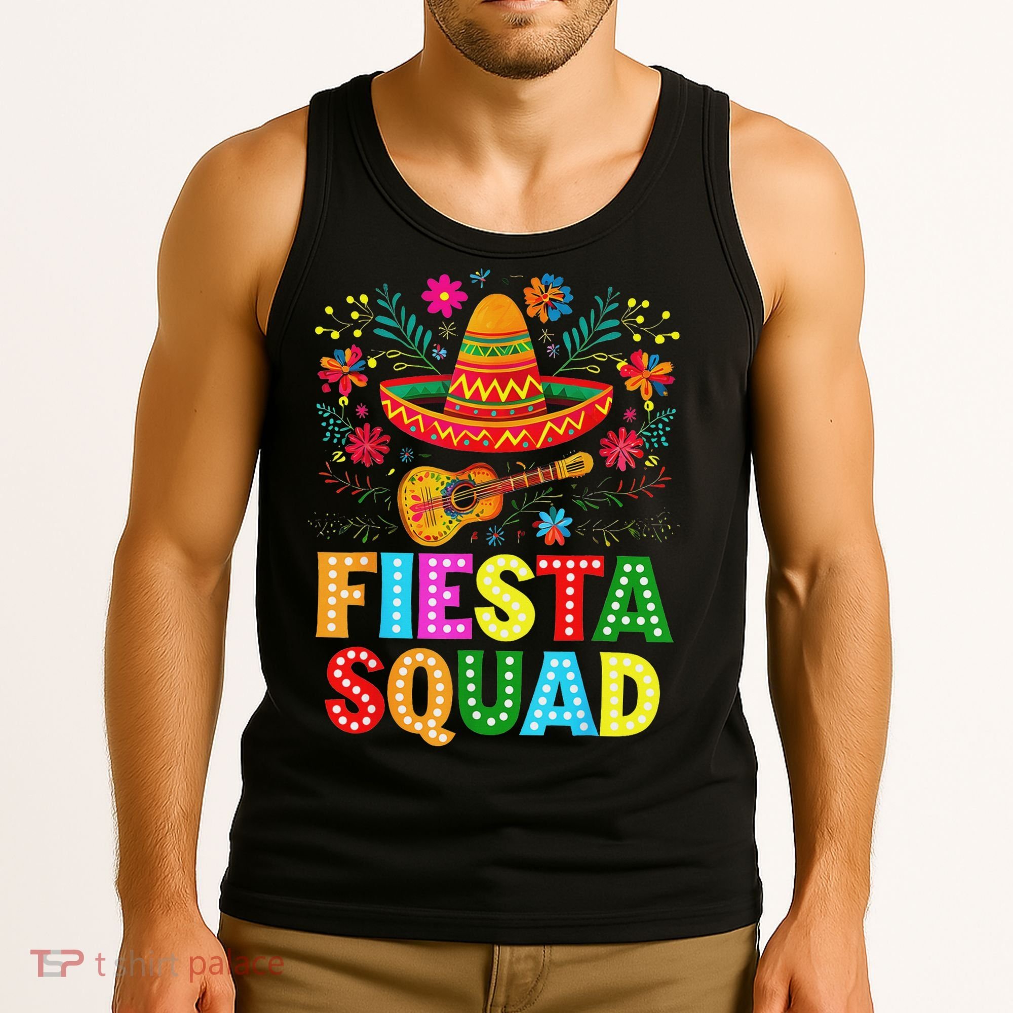 Fiesta Squad Cinco De Mayo Let's Fiesta Mexican Women Tank Top