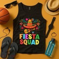 Fiesta Squad Cinco De Mayo Let's Fiesta Mexican Women Tank Top thumb 4