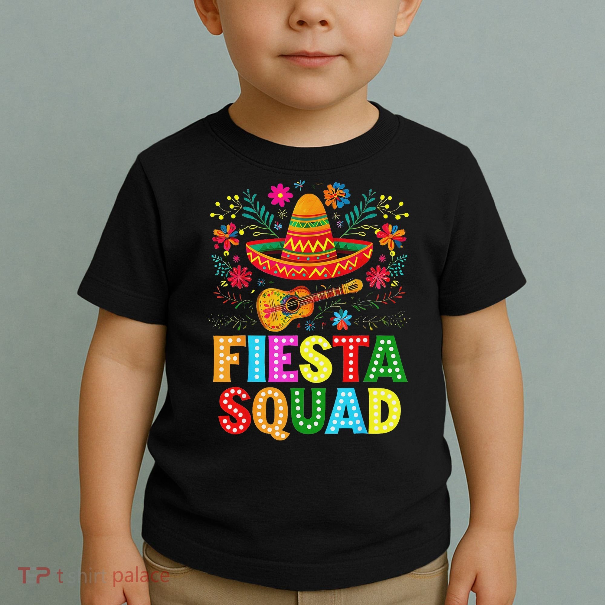 Fiesta Squad Cinco De Mayo Let's Fiesta Mexican Women Toddler T-Shirt