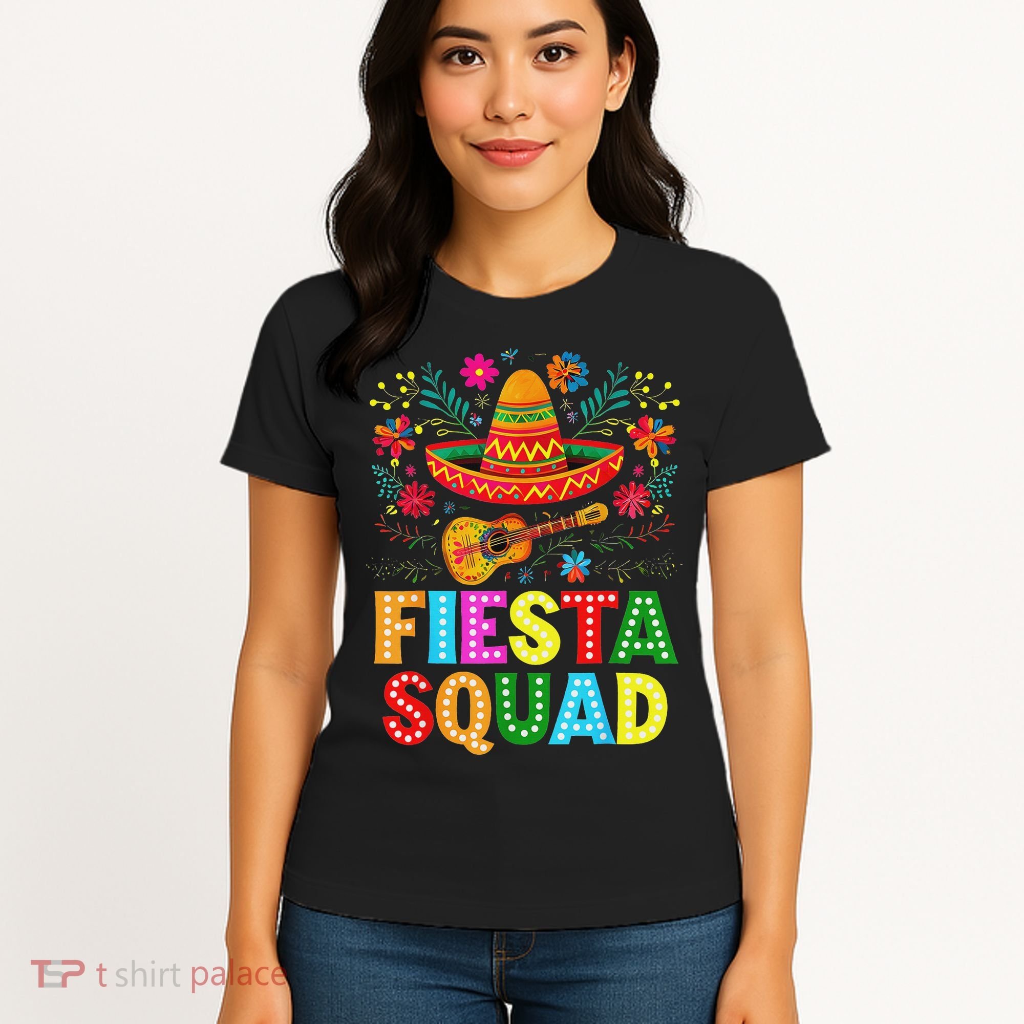 Fiesta Squad Cinco De Mayo Let's Fiesta Mexican Women Women's T-Shirt